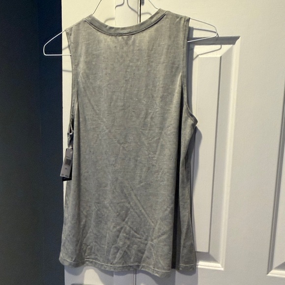 Disney Gray Tank Top with Classic Mickey Face - Picture 4 of 5